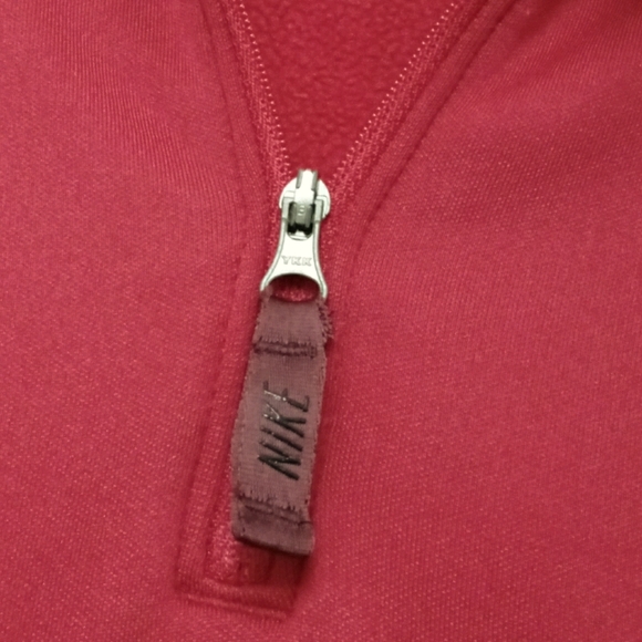 Nike Dri-Fit Color Block 1/4  Zip Fleece Hoodie Medium - Picture 3 of 8